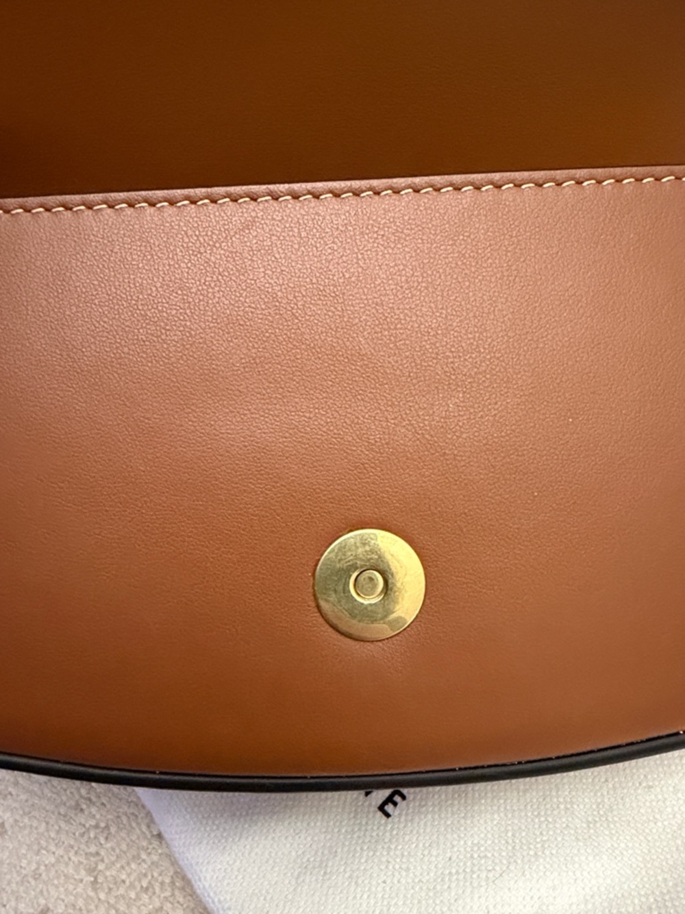 Celine Tabou Leather Handbag - Picture 5 of 10